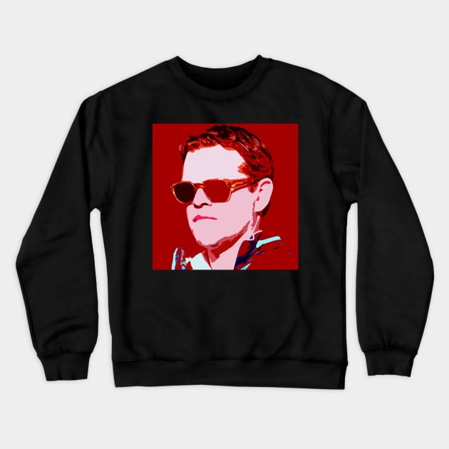 matt damon Crewneck Sweatshirt by oryan80